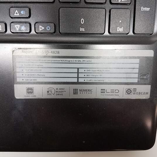 ACER E1 15in Laptop Intel Pentium N3520 CPU 4GB RAM 500GB HDD image number 3