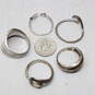 Assortment of 5 Sterling Silver Rings - 15.7g image number 9