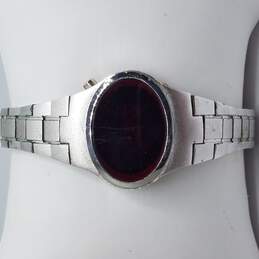 Advance Silver Tone & Red Digital Quartz 26mm Vintage Watch alternative image