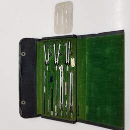 Vintage Keuffel & Esser Drafting Tools MERCURY Compass Set w/ Case