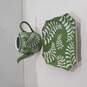 Green Glazed Leaf Design Ceramic Teapot and Underplate image number 1