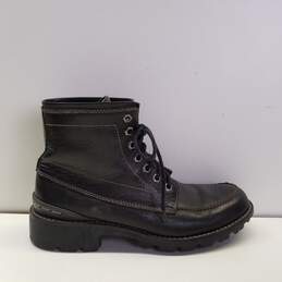 Banana Republic Black Leather Boots High Tops Men's Size 8