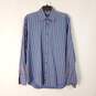 Bugatchi Uomo Men Blue Long sleeve Button Up Shirt sz M image number 1