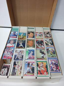 22.5lb Bundle of Assorted Sports Trading Cards In Box alternative image