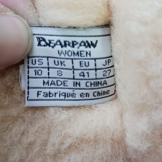 Bearpaw Women's Maroon Shearling Boots Size 10 image number 6
