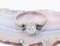 Artisan 925 Sterling Silver Statement Earrings CZ Ring & Bracelet 21.1g image number 3