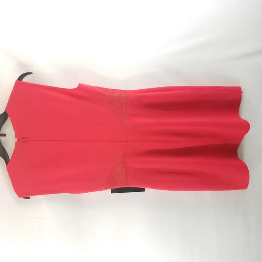 BCBG Maxazria Women Red Sleeveless Dress S NWT image number 2