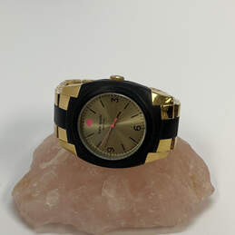 Designer Kate Spade Skyline 1YRU0161 Gold-Tone Round Dial Analog Wristwatch