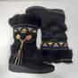 VTG Technica Italy Made Fur Black Winter Boots EU Size 39 image number 3