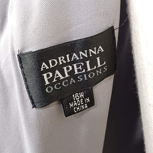 Adrianna Papel Women's Gray Sleeveless Maxi Dress Size 16W NWT image number 6