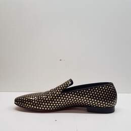 Ron Tomson N° C9016 Black/Gold Patent Leather The Formal Leather Loafer Men's Size 46 EU/13.5 US alternative image