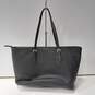 Michael Kors Black Leather Jet Set Shopping/Travel Tote Bag Purse image number 2