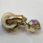 Designer Swarovski Gold-Tone Fashionable Dangle Drop Earrings image number 4
