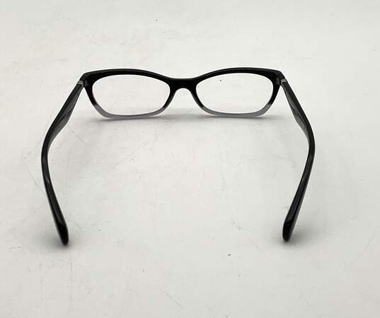Prada black Clear Gradient Cat Eye Eyeglasses VPR 15P ZYY-101 W/ Case image number 7