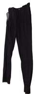 NWT Mens Black Flat Front Straight Leg Pockets Formal Dress Pants image number 2