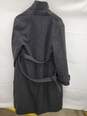 women  Lacoste wool Gray overcoat used Size-36 used image number 4