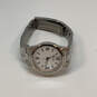 Designer Bulova Silver-Tone Stainless Steel Round Dial Analog Wristwatch image number 3