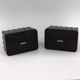 VNTG Bose Brand 101 Model Black Music Monitors (Set of 2)