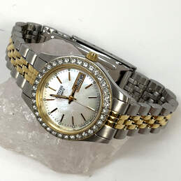 Designer Citizen 5044464 Two-Tone Stainless Steel Round Analog Wristwatch