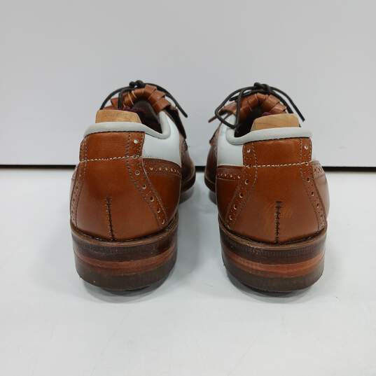 FootJoy Women's Brown Leather Golf Shoes Size 4.5D image number 4