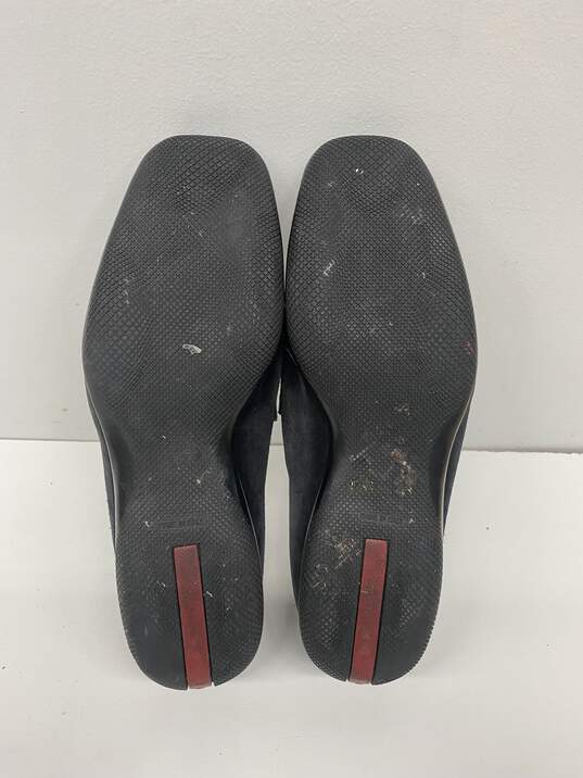 Authentic Prada Black Loafer Suede M7 image number 5