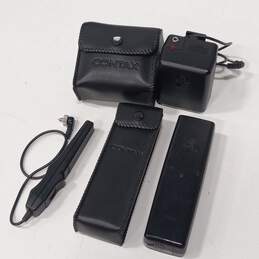 Solidex Black Leather Camera Bag w/Camera Accessories alternative image
