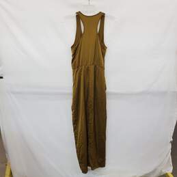 Mustard Seed Bronze Ruched Sleeveless Maxi Dress WM Size L NWT alternative image
