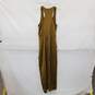 Mustard Seed Bronze Ruched Sleeveless Maxi Dress WM Size L NWT image number 2