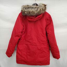 Eddie Bauer's MN's Red Winter Faux Fur Hooded Parka Size M alternative image