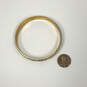 Designer J. Crew Gold-Tone Multicolor Round Shape Enamel Bangle Bracelet image number 4