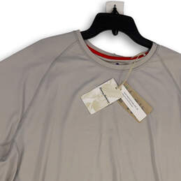 NWT Mens Gray Orange Crew Neck Short Sleeve Pullover T-Shirt Size XXL alternative image