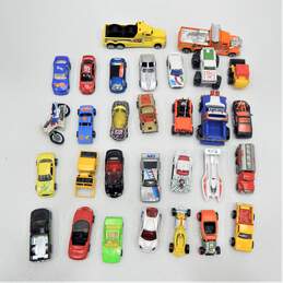 Assorted Die Cast Cars and Other Vehicles Lot Vintage and Newer