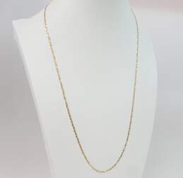 14K Yellow & Rose Gold Oval Chain Link Necklace 3.5g alternative image