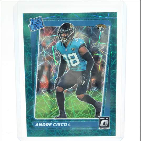 2021 Andre Cisco Optic Green Velocity Rated Rookie Jaguars image number 1