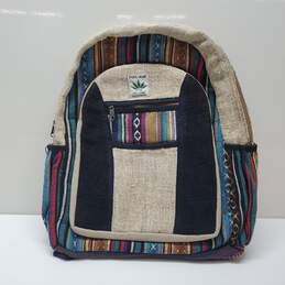 Hemp Backpack Travel Handmade
