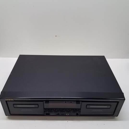Onkyo Stereo Cassette Tape Deck TA-RW414- SOLD AS IS, FOR PARTS OR REPAIR, BROKEN image number 4