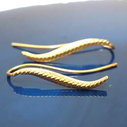 14K Yellow Gold Earrings - 1.00g