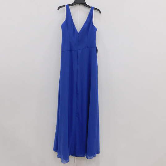 Azazie Womens Royal Blue Long Dress Size 16 NWT image number 2