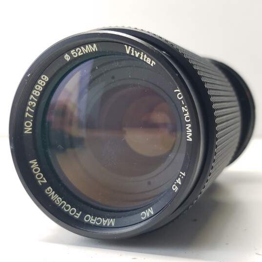 Minolta X-370 35mm SLR Camera with 2 Lenses image number 5