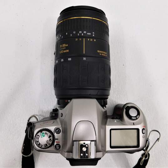 Nikon N65 35mm SLR Film Camera w/ Quantaray 70-300mm f/4-5.6 D LDO Macro Lens image number 3