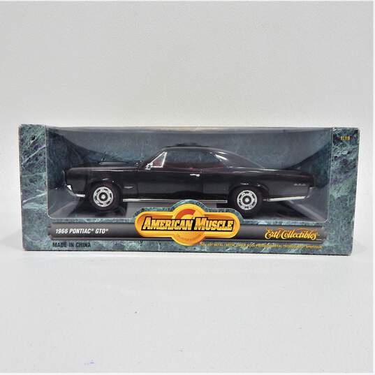 Ertl American Muscle 1:18 1966 Pontiac GTO Black image number 2