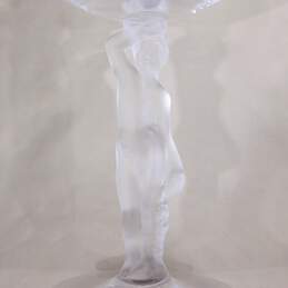 VTG Bayel France Crystal Wine Glass Bacchus Frosted Male Nude Stem alternative image