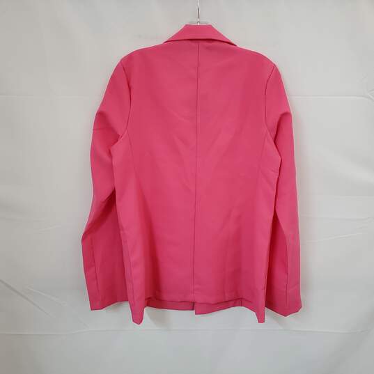 Pretty Little Thing Hot Pink Blazer Jacket WM Size 4 NWT image number 2