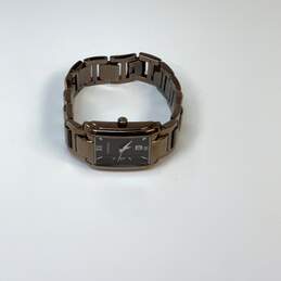 Designer Fossil ES-2002 Chain Strap Rectangle Analog Dial Quartz Wristwatch alternative image