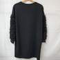 M Made in Italy Black Sparkle Knit LS Midi Dress Women's XL NWT image number 2