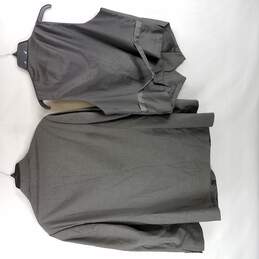 Perry Ellis Men Grey Vest & Blazer 40L alternative image