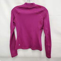 Lululemon Athletica WM's Chase The Chill Hot Pink Long Sleeve Top Size 0 alternative image