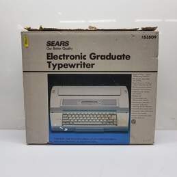 VTG Sears Electronic Graduate Typewriter Untested