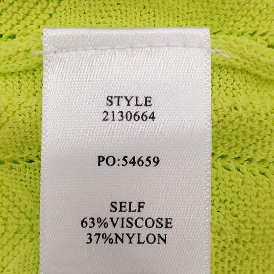 Current Air Women Neon Yellow Sleeveless Top XS NWT image number 4