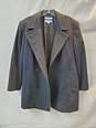 Pendleton Black Long Sleeve Wool Button Up Coat Jacket Size 10 image number 1